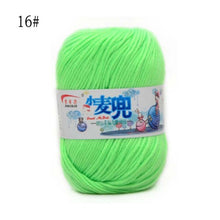 Load image into Gallery viewer, 48g/25 Color  Warm DIY Milk Cotton Yarn Baby Wool Yarn for Knitting Children Hand Knitted Yarn Knit Blanket Crochet Yarn
