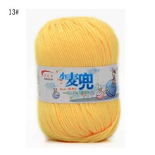 Load image into Gallery viewer, 48g/25 Color  Warm DIY Milk Cotton Yarn Baby Wool Yarn for Knitting Children Hand Knitted Yarn Knit Blanket Crochet Yarn
