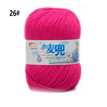 Load image into Gallery viewer, 48g/25 Color  Warm DIY Milk Cotton Yarn Baby Wool Yarn for Knitting Children Hand Knitted Yarn Knit Blanket Crochet Yarn
