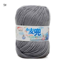 Load image into Gallery viewer, 48g/25 Color  Warm DIY Milk Cotton Yarn Baby Wool Yarn for Knitting Children Hand Knitted Yarn Knit Blanket Crochet Yarn
