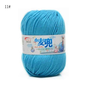 48g/25 Color  Warm DIY Milk Cotton Yarn Baby Wool Yarn for Knitting Children Hand Knitted Yarn Knit Blanket Crochet Yarn