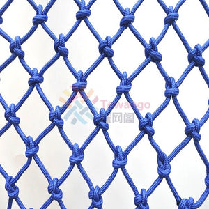 Custom Size Single Color Nylon Rope Safety Net Durable Climbing Net For Kids Balcony Stair Barrier Fence Decor Hanging Network